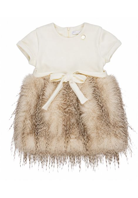 Abito con fiocco MISS GRANT KIDS | MG1832NECRU